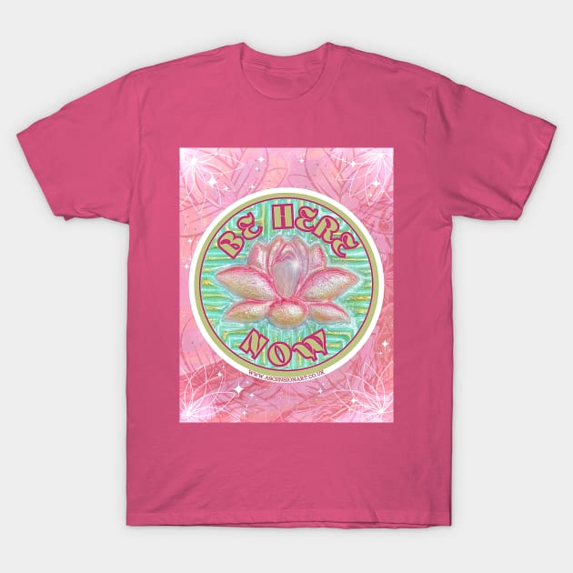 Pink Lotus Flower T-Shirt by WWW.ASCENSIONART.CO.UK